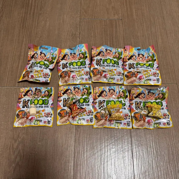 [BUNJANG] KFOOD Miniature Keychain / KFOOD 미니어처 랜덤 키링