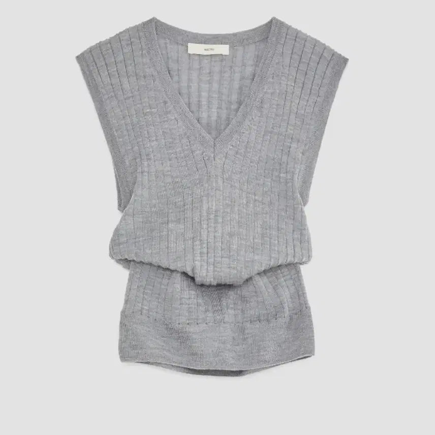 [BUNJANG] RECTO V-Neck Knit Vest Gray / 렉토 RECTO 브이넥 니트 베스트 그레이