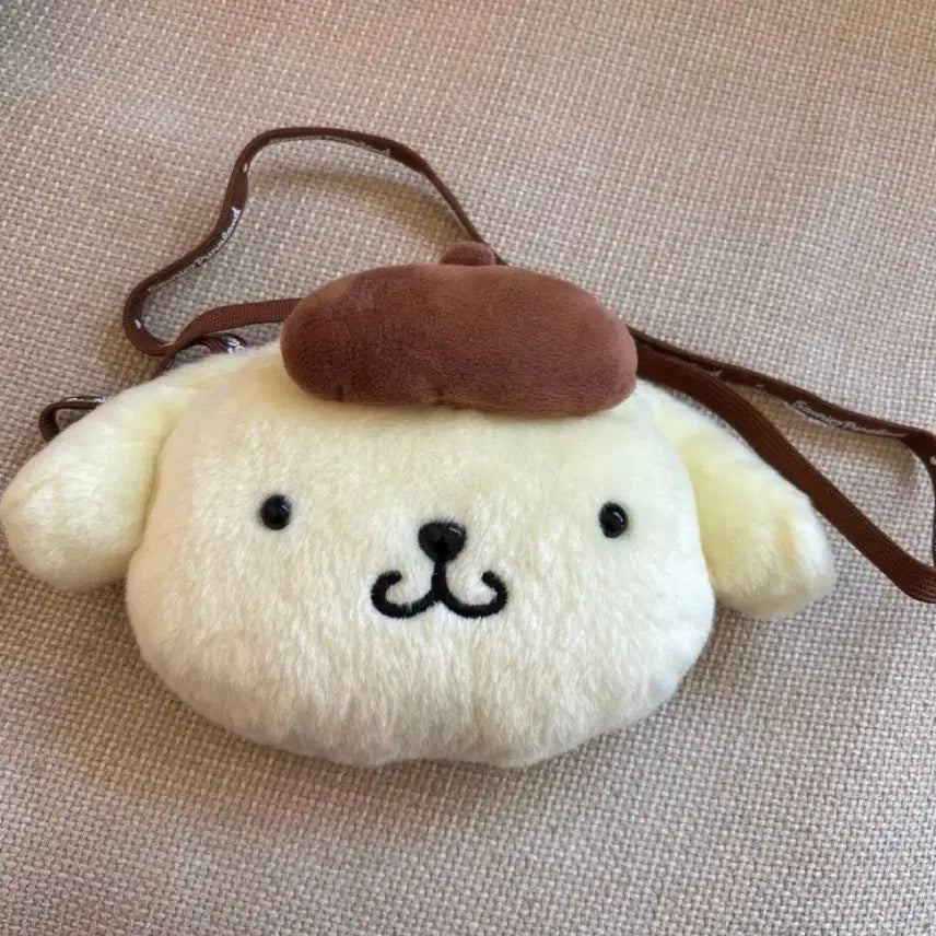 [BUNJANG] Sanrio Pompompurin Face Pouch Bag / 폼폼푸린 퓨로랜드 가방 폼푸가방 폼푸파우치