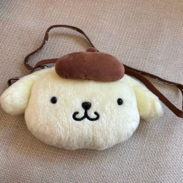 [BUNJANG] Sanrio Pompompurin Face Pouch Bag / 폼폼푸린 퓨로랜드 가방 폼푸가방 폼푸파우치