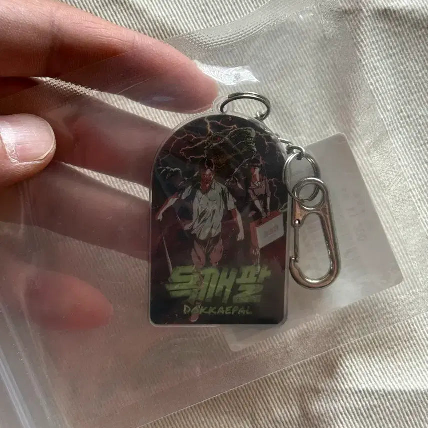 [BUNJANG] BEAMS Chimchakman Dokkkaepal Keyring / 빔즈 침착맨 독깨팔 키링