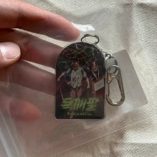 [BUNJANG] BEAMS Chimchakman Dokkkaepal Keyring / 빔즈 침착맨 독깨팔 키링