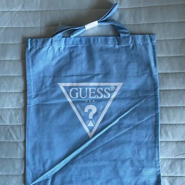 [BUNJANG] Guess Logo Eco Bag / 게스 로고 에코백