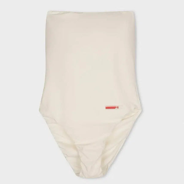 [BUNJANG] Practical & Realistic Cream Tube One-Piece Swimsuit Size S / 프랙티컬앤리얼리스틱 크림 튜브 원피스 수영복 S