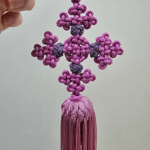 [BUNJANG] Handmade Azalea Pink Norigae Tassel Ornament / (직접 제작)진달래분홍색 노리개