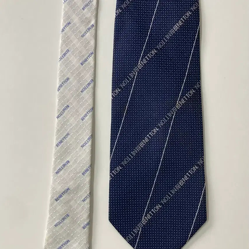 [BUNJANG] United Collection of Benetton Silk Necktie / 유나이티드컬렉션 오브 베네통 넥타이