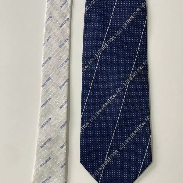 [BUNJANG] United Collection of Benetton Silk Necktie / 유나이티드컬렉션 오브 베네통 넥타이
