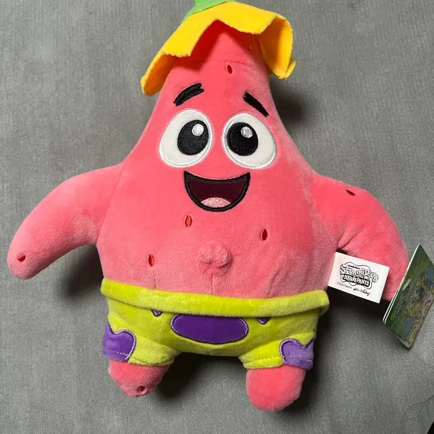 [BUNJANG] SpongeBob SquarePants Patrick Star Doll with Hat / 스폰지밥 모자쓴 뚱이인형