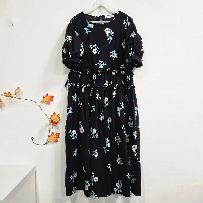 [BUNJANG] Maison Blanche Fleur Long Dress 90 / 메종블라쉬플라워 롱 원피스 90