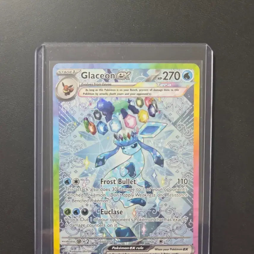 [BUNJANG] Pokemon Glaceon ex PRISMATIC STARS PRE EN 150/131 Card / 포켓몬 프리즈마틱 글레이시아 ex 영문 PRE EN 150/131