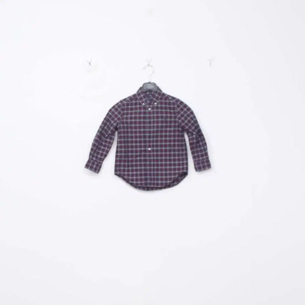 [BUNJANG] Ralph Lauren Kids Classic Check Shirt 4T / [정품] 랄프로렌 아동용 클래식 체크 셔츠 남방 4T 정인샵