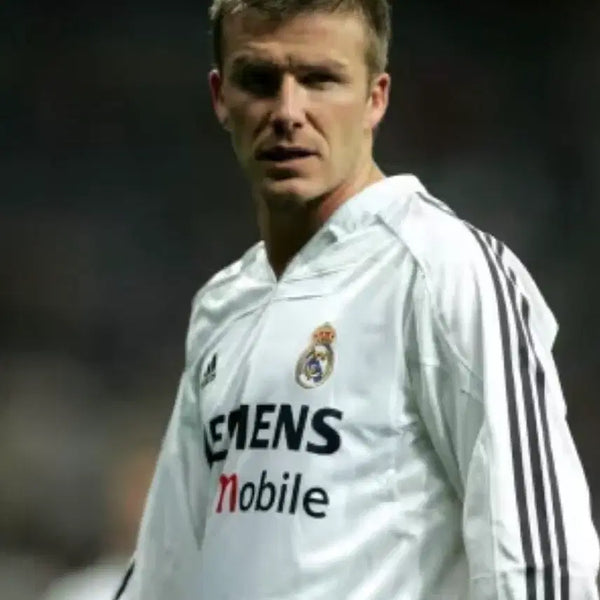 [BUNJANG] Adidas Real Madrid 04-05 Home Beckham Player Issue Jersey (Size S) / [S] 아디다스 레알 마드리드 04-05 홈 베컴 마킹 유니폼