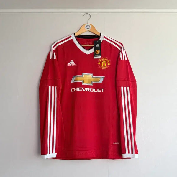 [BUNJANG] Manchester United 2015-16 Home Long Sleeve Jersey (Size M) / 15-16 맨유 홈 긴팔 새제품
