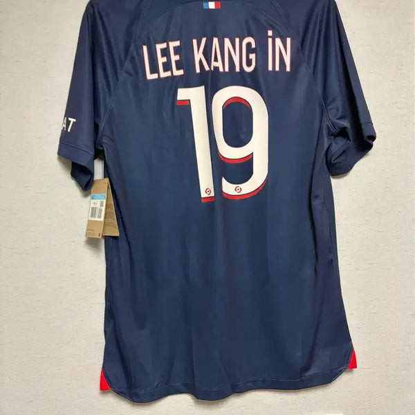 [BUNJANG] Paris Saint-Germain Lee Kang-in #19 Home Soccer Jersey (M) / 이강인 psg 19번 축구 유니폼 파리생제르망 m