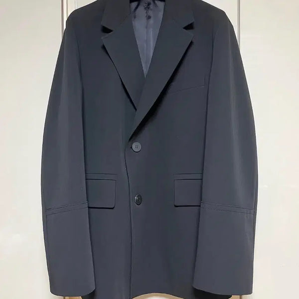 [BUNJANG] Wooyoungmi Turn-Up Jacket Black Size 46 / 우영미 턴업자켓 46