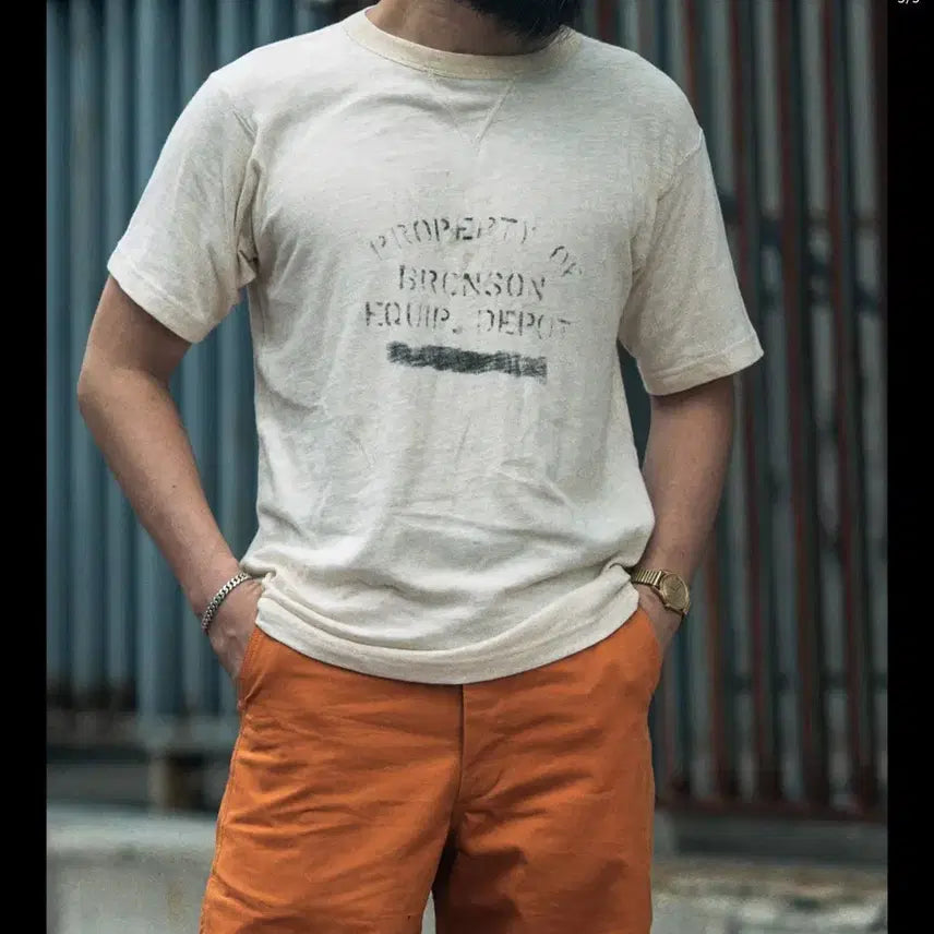 [BUNJANG] Bronson Printing Short Sleeve T-Shirt XL / 브론슨 프린팅 반팔티 XL