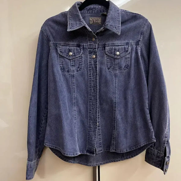 [BUNJANG] At Last & Co Corduroy Shirt / At Last & Co 코듀로이 셔츠