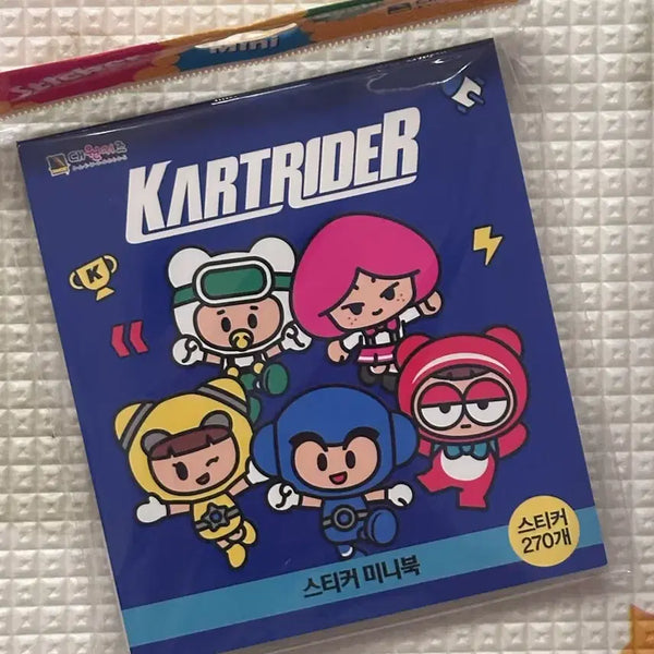 [BUNJANG] KartRider Sticker Book 270 Sheets Sealed / 문구) 카트라이더 스티커북 270장 미개봉