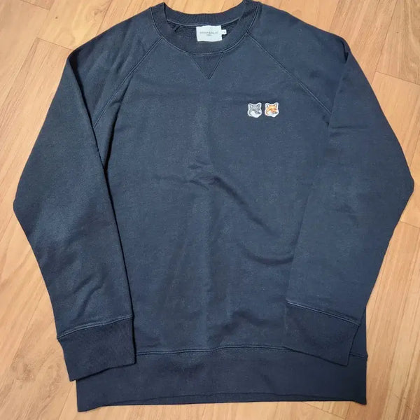 [BUNJANG] Maison Kitsuné Double Fox Head Sweatshirt Anthracite XL / 메종키츠네 더블 폭스 헤드 맨투맨 앤트러사이트 XL