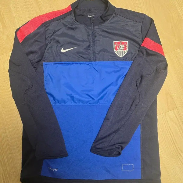 [BUNJANG] Nike USA Soccer National Team Dri-FIT Half-Zip Top / 나이키 미국 축구 대표팀 하프집업 드라이핏 상의
