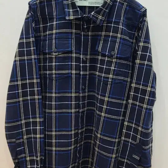 [BUNJANG] Off-White Checkered Shirt XS / [2271]오프화이트 체크 셔츠 XS(95,100)