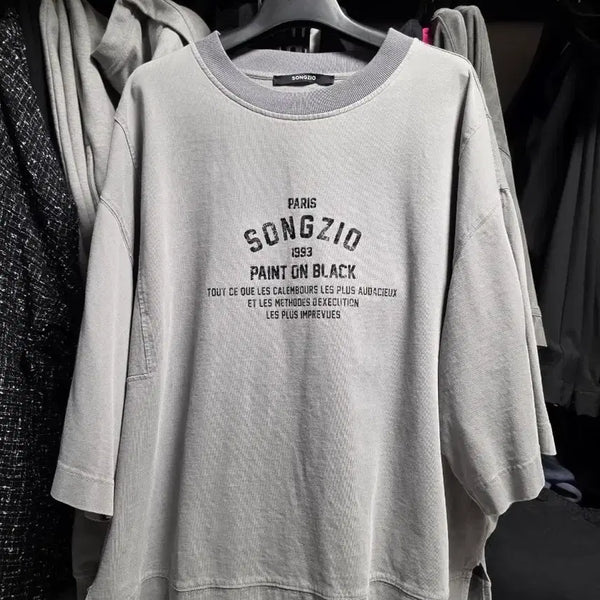 [BUNJANG] Songzio 25FW Oversized T-Shirt / 송지오 25fw 오버핏 반팔 50