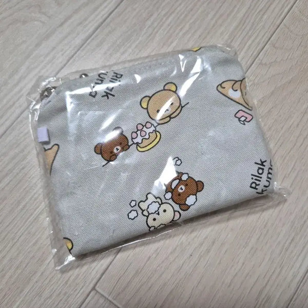 [BUNJANG] Jjing Jjing Rilakkuma Zipper Pouch / 쟁잉 리락쿠마 지퍼 파우치