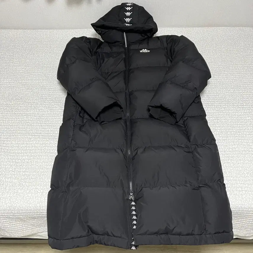 [BUNJANG] Kappa Black Long Padding / [카파] 롱패딩