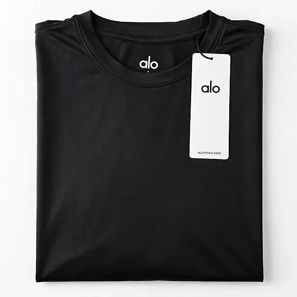 [BUNJANG] Allo Muscle Fit Short Sleeve T-Shirt (White/Black) / [새상품/할인]알로 머슬핏 반팔 티셔츠 [화이트/블랙]