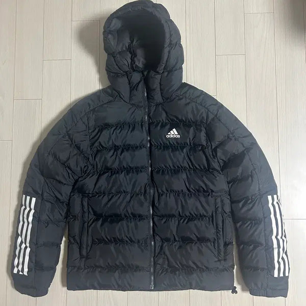 [BUNJANG] Adidas Hooded Padded Jacket M / (실착 1회) 아디다스 후드 패딩 M