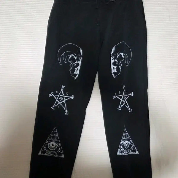 [BUNJANG] Blackcraft Cult Illuminati Jogger Pants / blackcraftcult 일루미나티 조거 팬츠 s 고스 펑크
