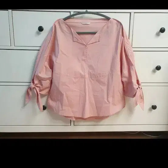 [BUNJANG] Baneike Pink Blouse / 반에이크 핑크블라우스