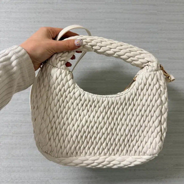 [BUNJANG] H&M White Mini Shoulder Bag / Crossbody Bag / H&M 화이트 미니 숄더백 / 크로스백