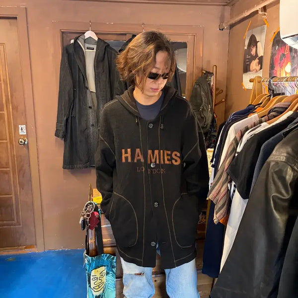 [BUNJANG] Hamies London 90s Wool Hood Jacket / 90s Hamies london wool hood jacket