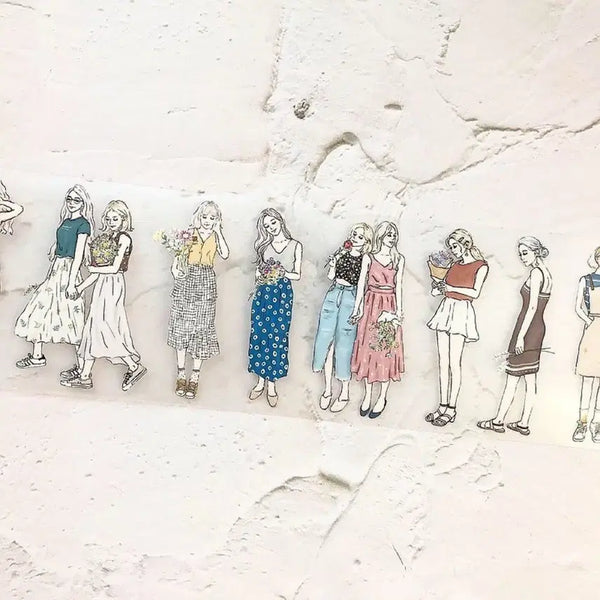 [BUNJANG] PION Taiwan Character Washi Tape (Small Portion) / 대만 PION 인물 마테 소분 판매