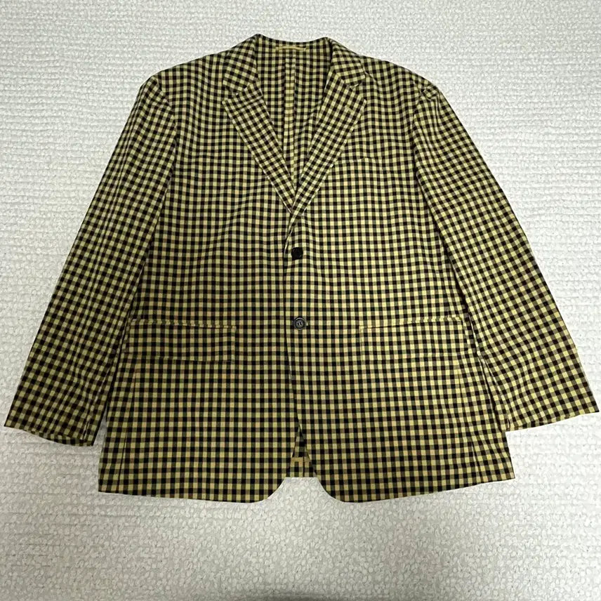 [BUNJANG] Uniqlo x MARNI Collaboration Check Blazer / [유니클로] 마르니 협업 체크 블레이저