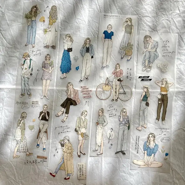 [BUNJANG] PION Girl Taiwanese Washi Tape (Sold Separately) / 대만 PION 소녀 마테 소분 판매