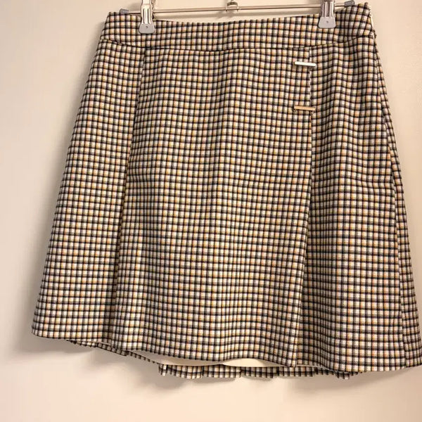 [BUNJANG] LIST Check Pleated Mini Skirt / LIST 리스트 체크 플리츠 미니스커트