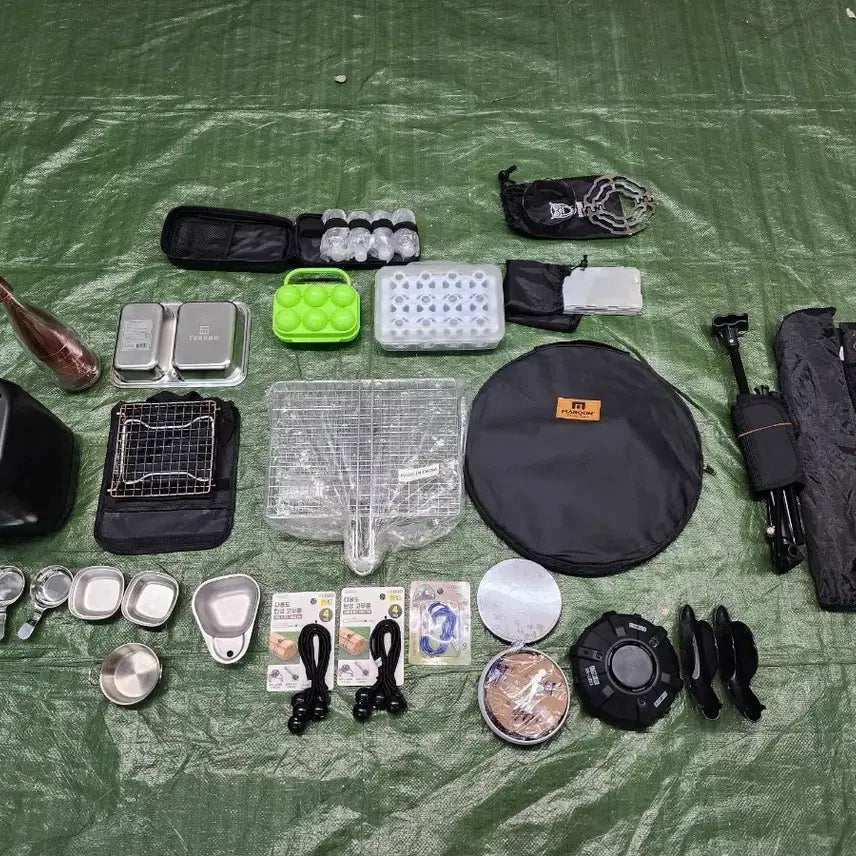 [BUNJANG] Assorted Camping Cookware and Accessories Set / 여러가지 캠핑용품 1