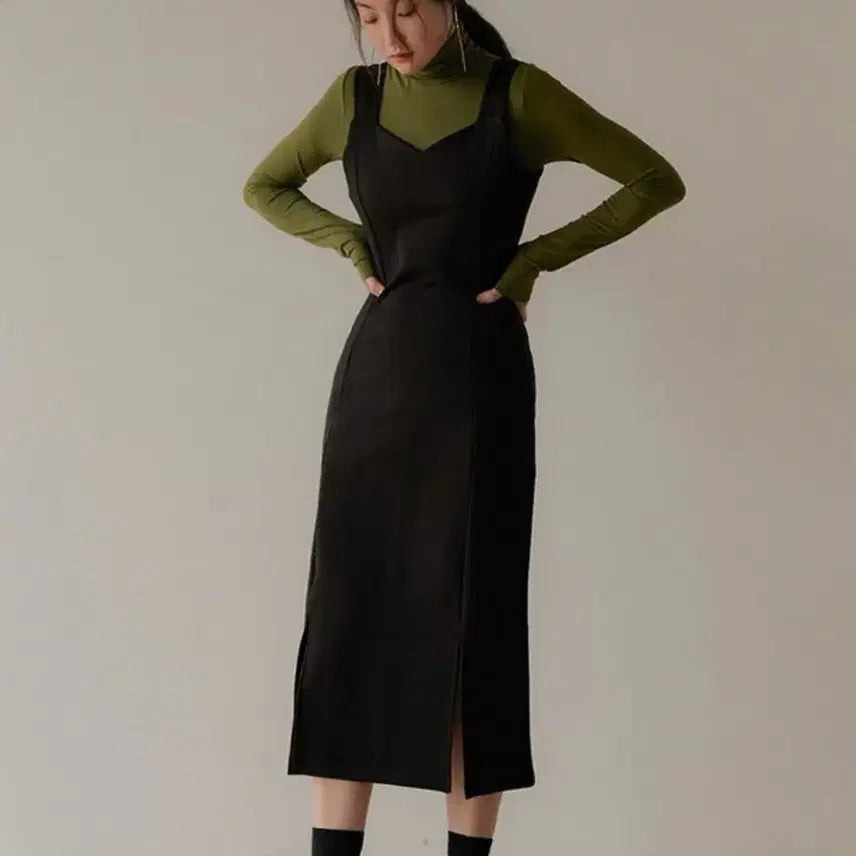 [BUNJANG] Riolg Bustier Long Dress / 리올그 뷔스티에 원피스