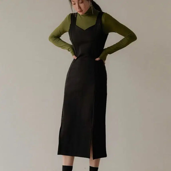 [BUNJANG] Riolg Bustier Long Dress / 리올그 뷔스티에 원피스
