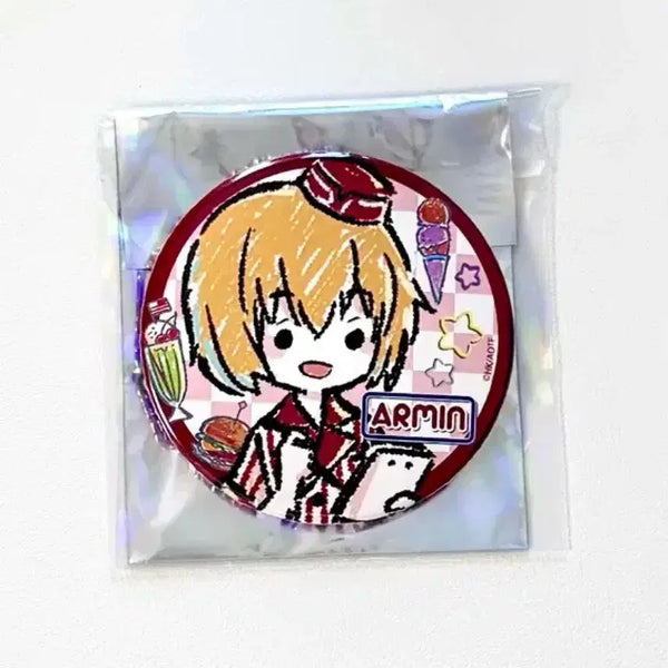 [BUNJANG] Attack on Titan Armin Can Badge / 진격의거인 아르민 캔뱃지