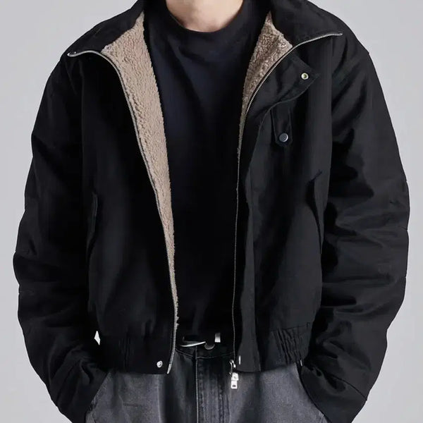 [BUNJANG] Button Seoul Crop Work Jacket L / 버튼서울 크롭 워크 자켓 L