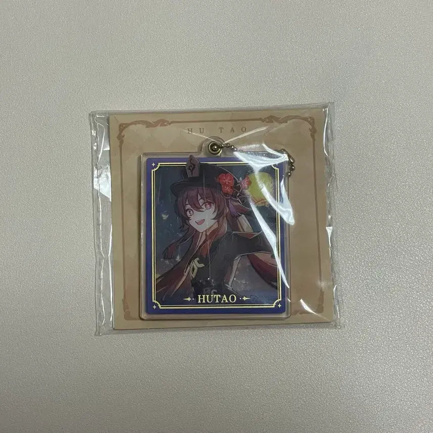 [BUNJANG] Genshin Impact Hu Tao Official Acrylic Keychain / 원신 호두 정품 아크릴키링