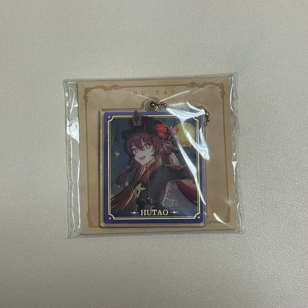 [BUNJANG] Genshin Impact Hu Tao Official Acrylic Keychain / 원신 호두 정품 아크릴키링