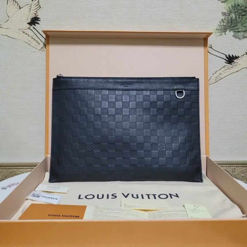 [BUNJANG] Louis Vuitton Pochette Discovery PM Damier Infini N60112 Clutch Bag / 포쉐트 디스커버리 PM