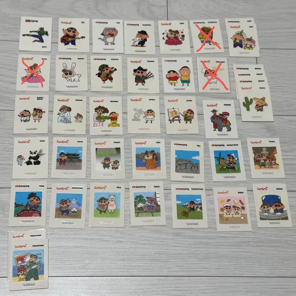 [BUNJANG] Samyang Ramen Crayon Shin-chan Stickers / 삼양라면 짱구는못말려 띠부씰