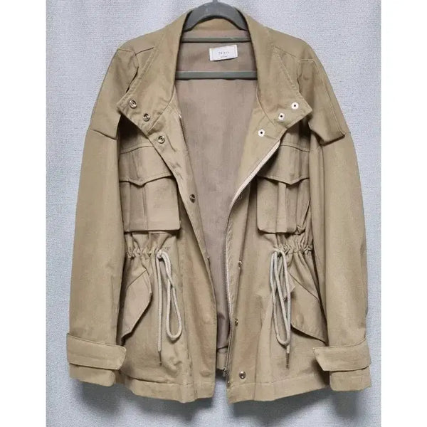 [BUNJANG] Beige Field Jacket / 베이지 야상 자켓