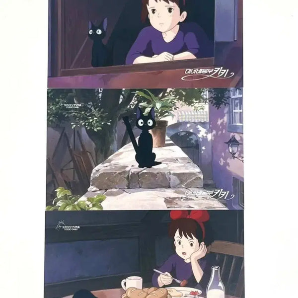 [BUNJANG] Kiki's Delivery Service Special Postcard Set (3 Types) / 마녀배달부 키키 스페셜 엽서 3종 세트