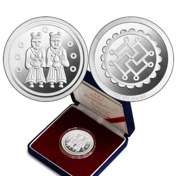 [BUNJANG] Bank of Korea Suhyang/Byeoljeon Series Pure Silver Medal 1 oz / 한국은행 1온스 수향/별전 시리즈 순은 메달 1온스